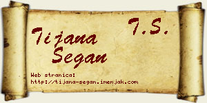 Tijana Šegan vizit kartica